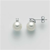 Orecchini Nimei Donna in Oro bianco Perla PER2332 - PER2332